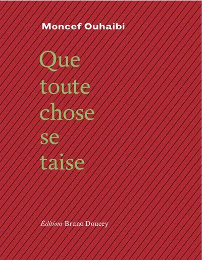 Que toute chose se taise