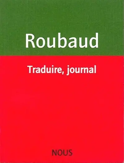 Traduire, journal