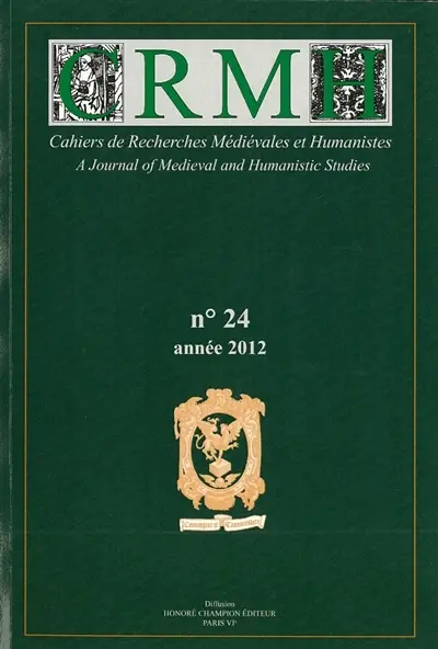 Cahiers de recherches médiévales et humanistes, n° 24. Au-delà des miroirs : la littérature politique dans la France de Charles VI et Charles VII
