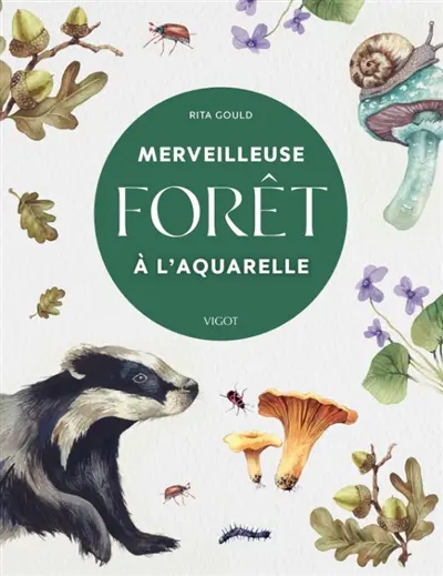 Merveilleuse forêt à l'aquarelle