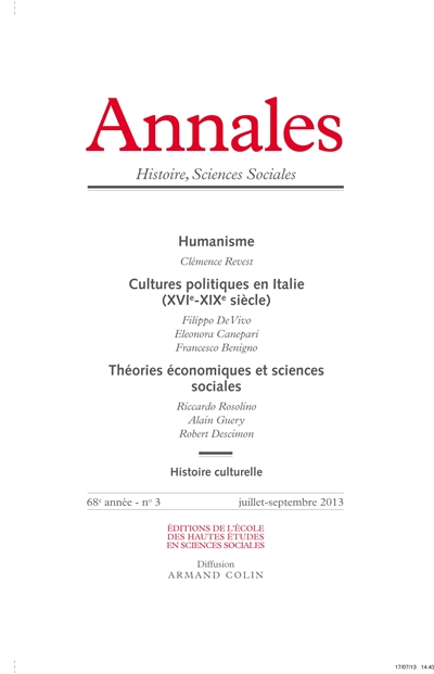 Annales, n° 3 (2013)