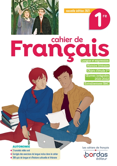 Cahier de français 1re : 2021