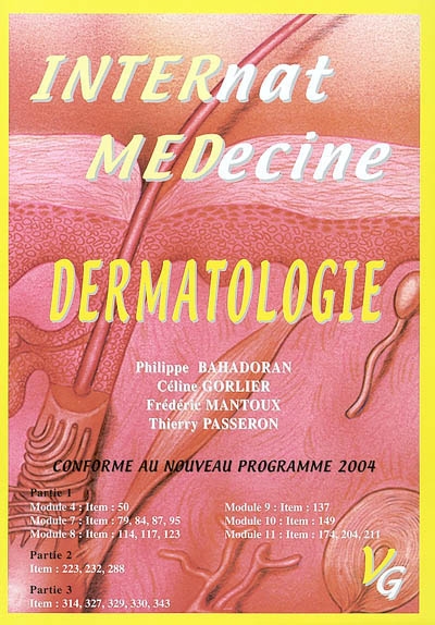 Dermatologie : conforme au nouveau programme 2004