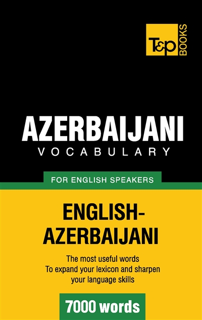 Azerbaijani vocabulary for...