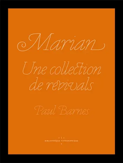 Marian : une collection de revivals