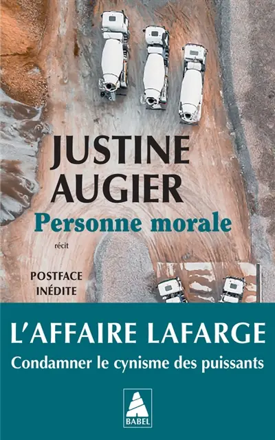 Personne morale : récit