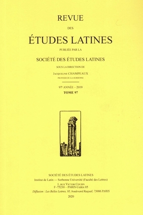 Revue des études latines,...