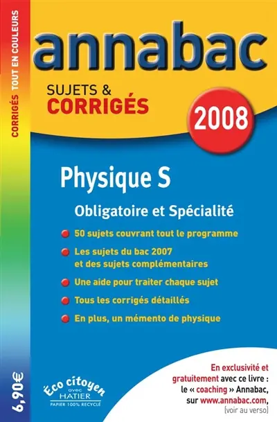 Physique S : enseignement obligatoire et de spécialité