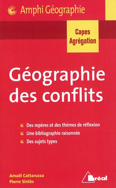 Géographie des conflits : capes, agrégation