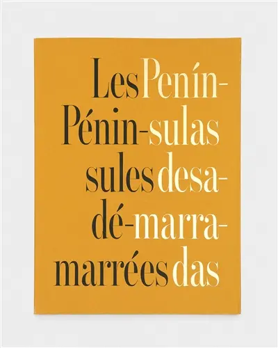Les péninsules démarrées. Peninsulas desamarradas