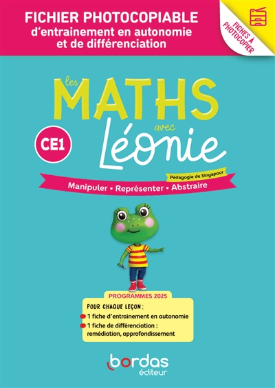 Les maths avec Léonie CE1,...