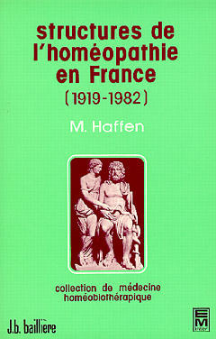 Structures de l'homéopathie en France : 1919-1982