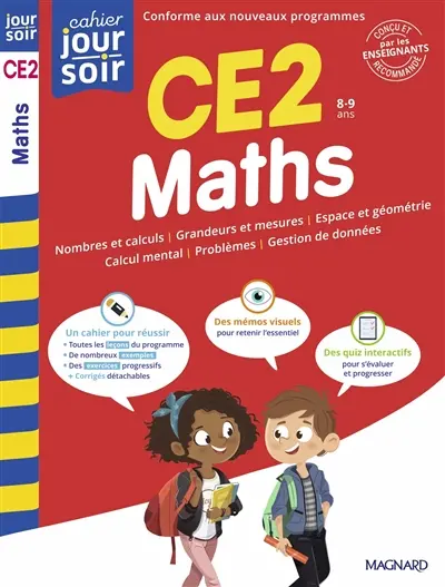 Maths CE2, 8-9 ans : conforme aux nouveaux programmes