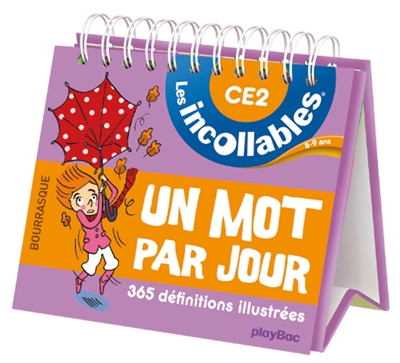 Français, 8-9 ans : CE2 : un mot par jour, 365 définitions illustrées
