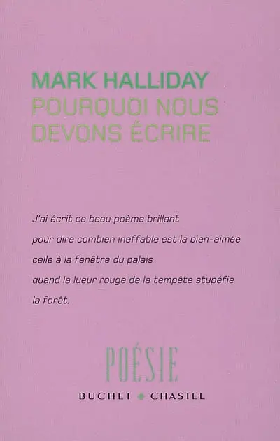 Pourquoi nous devons écrire