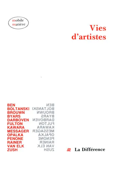 Vies d'artistes