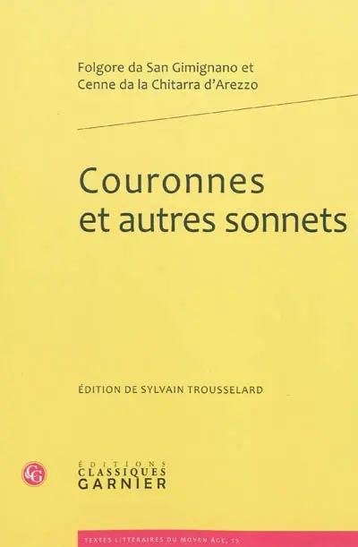 Couronnes : et autres sonnets