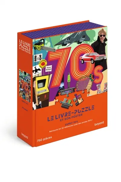 Livre-puzzle Années 70's : Le cadeau idéal pour tous les nostalgiques des années 70 !