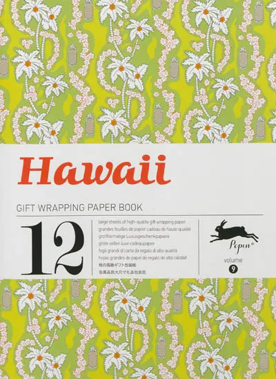 Gift wrapping paper book. Vol. 9. Hawaii