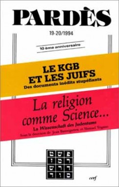 Pardès, n° 19-20. La Religion comme science : la Wissenschaft des Judentums