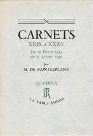 Carnets. Vol. 3. 1935-1939
