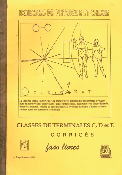 Exercices de physique et chimie, classes de terminales C, D et E : corrigés