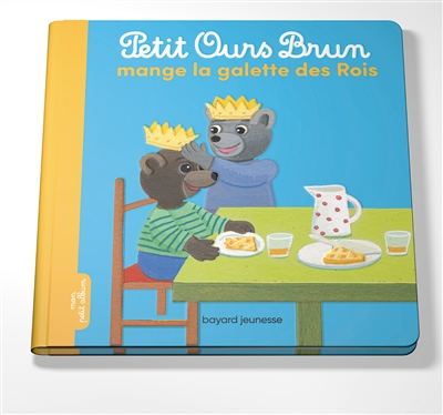 Petit Ours brun mange la galette des Rois