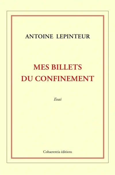 Mes Billets du confinement : Essai