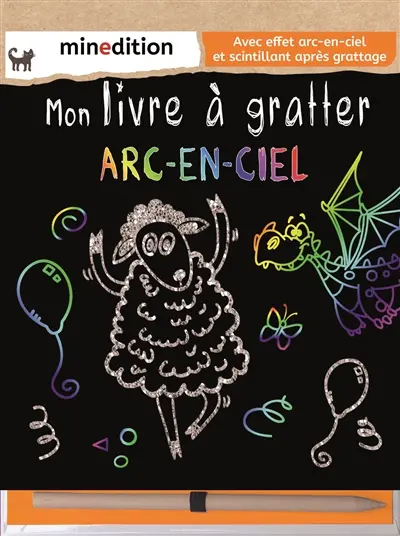 Mon livre à gratter arc-en-ciel