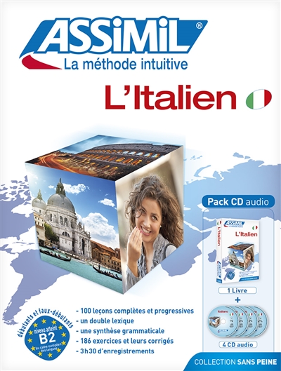 L'italien : niveau atteint B2 du Centre européen des langues : pack CD audio