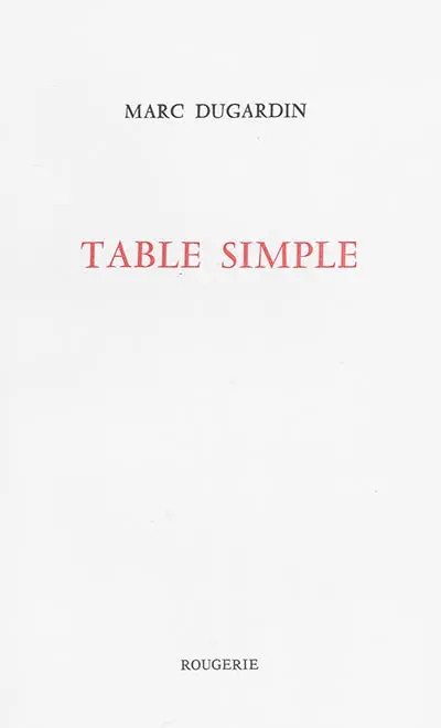 Table simple