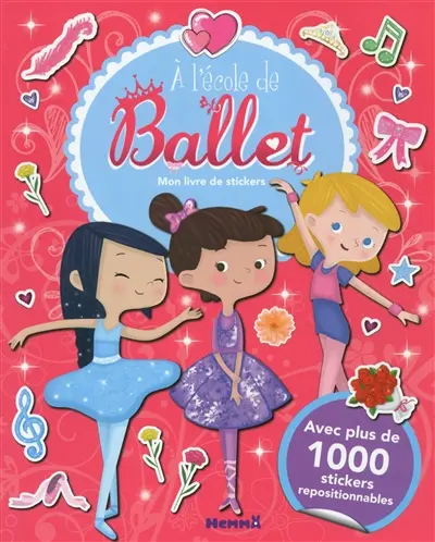 A l'école de ballet : mon livre de stickers
