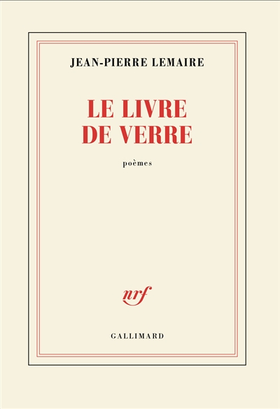 Le livre de verre : poèmes
