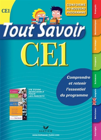 Tout savoir CE1