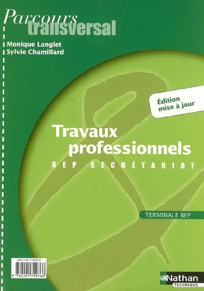Travaux professionnels, terminale BEP secrétariat