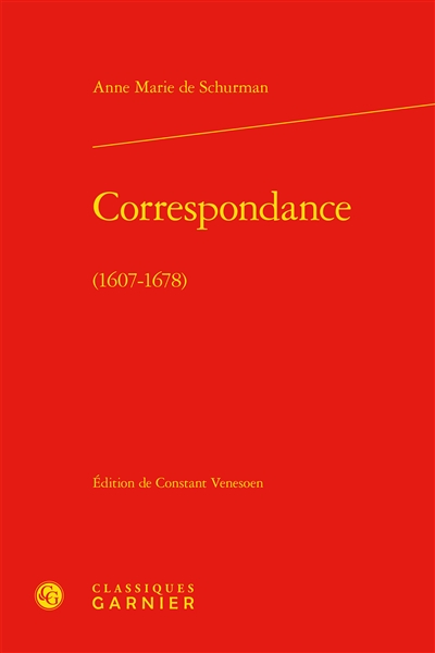 Correspondance (1607-1678)