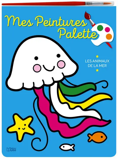 Les animaux de la mer : mes peintures palette