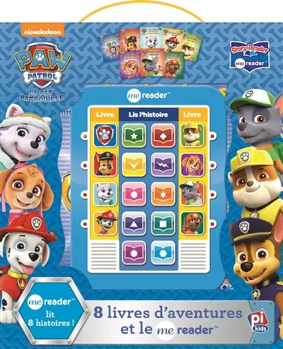 La Pat' Patrouille : 8 livres d'aventures et le me reader