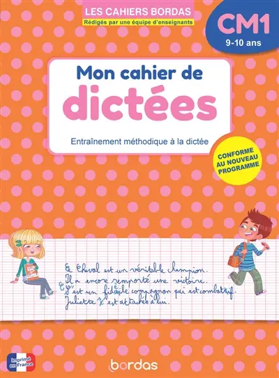 Mon cahier de dictées CM1