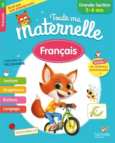 Toute ma maternelle : français, grande section, 5-6 ans : conforme au programme