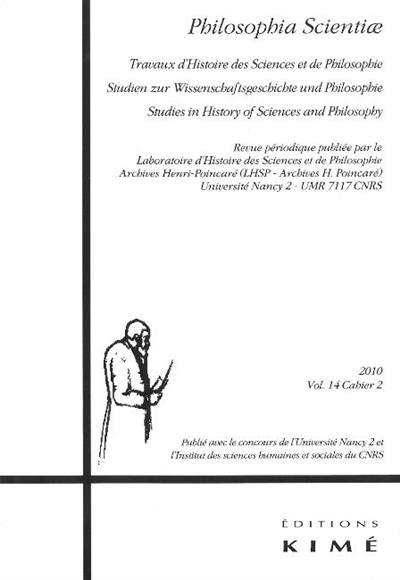Philosophia scientiae, n° 14-2. De Torricelli à Pascal