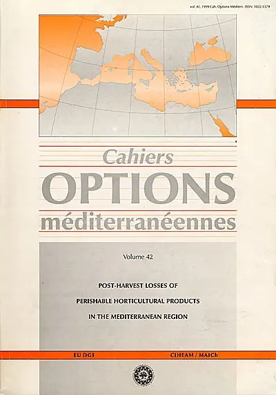 Post-harvest losses of perishable horticultural products in the Mediterranean region