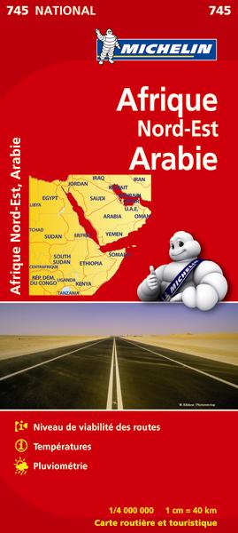 CARTE NATIONALE AFRIQUE DU NORD-EST, ARABIE / AFRICA NORD EST, ARABIA