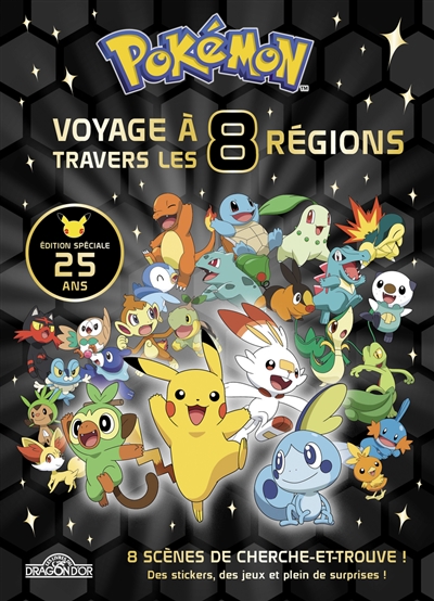 Pokémon : voyage à travers les 8 régions : mon livre collector
