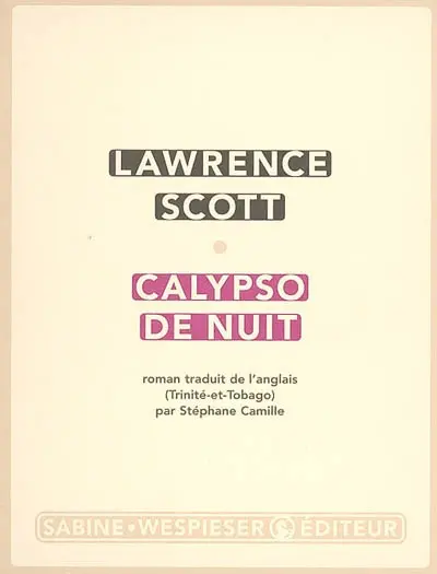 Calypso de nuit