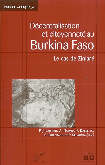 Décentralisation et citoyenneté au Burkina Faso : le cas de Ziniaré