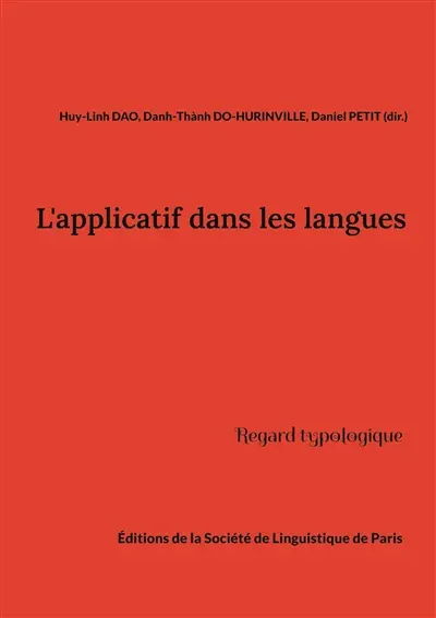 L'applicatif dans les langues : Regard typologique