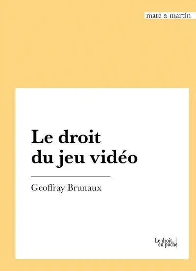 Le droit du jeu vidéo