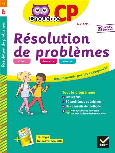 Résolution de problèmes CP, 6-7 ans : nouveau programme