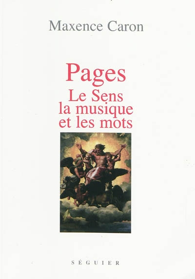 Pages : le sens, la musique et les mots